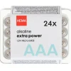 AAA alkaline extra power batterijen - 24 stuks
