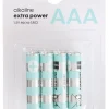 AAA alkaline extra power batterijen - 8 stuks