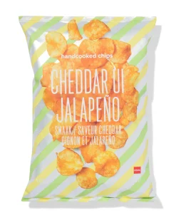 aardappelchips cheddar ui jalapeño 125gram