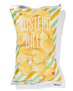 aardappelchips mosterd en dille 125gr