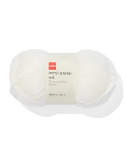 acryl garen wit 100gram 250meter
