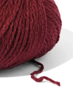 acryl-wol garen bordeaux rood 100gram 165meter