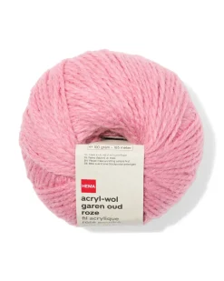 acryl-wol garen 100g 165m oudroze