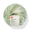 acryl-wol garen groen melange 100gram 165meter