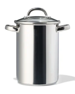 aspergepan 4.4L Ø16 rvs met inzetmandje