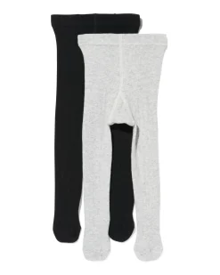 baby maillots met katoen - 2 stuks grijsmelange