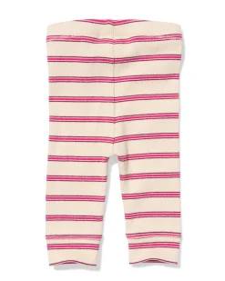 baby meegroeilegging rib strepen ecru