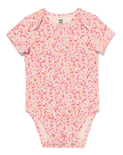 baby meegroeiromper bloemen multicolor