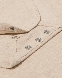 baby meegroeiromper LENZING™ ECOVERO™ rib - 2 stuks naturel