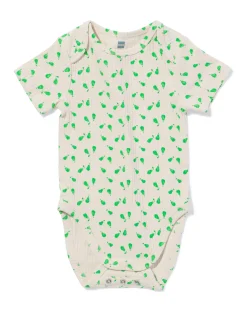 baby meegroeiromper LENZING™ ECOVERO™ rib peren beige