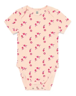 baby meegroeiromper rib radijs perzik