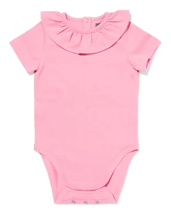 baby meegroeiromper roze