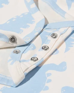 baby meegroeirompers dieren - 3 stuks blauw
