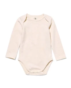baby romper met stretch beige