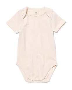 baby romper met stretch beige