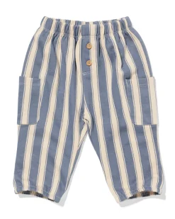 baby sweatbroek strepen blauw