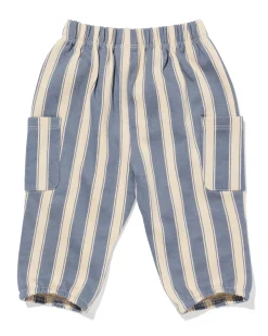 baby sweatbroek strepen blauw