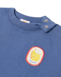 baby T-shirt jersey blauw