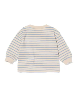baby T-shirt jersey strepen ecru