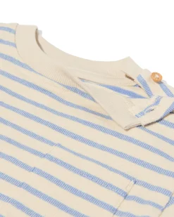 baby T-shirt jersey strepen ecru