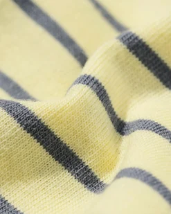 baby T-shirt strepen lichtgeel