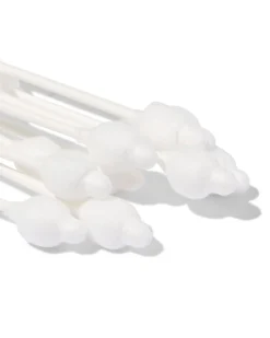 baby wattenstaafjes katoen/papier - 50 stuks