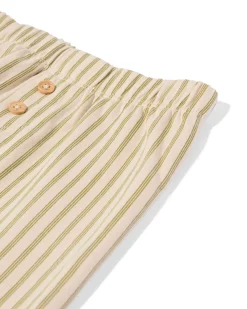 babybroek comfy fit jersey strepen ecru