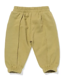 babybroek comfy fit sweatstof olijf