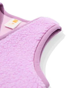 babygilet fleece paars