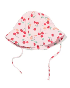 babyhoed mousseline fruit roze