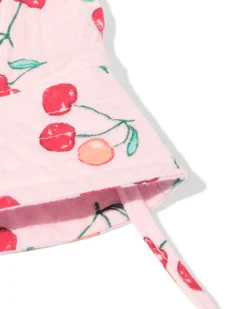 babyhoed mousseline fruit roze