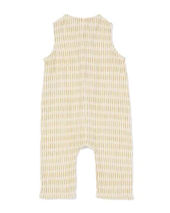 babyjumpsuit mousseline abstract ecru