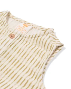babyjumpsuit mousseline abstract ecru