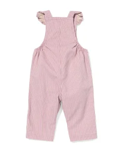 babyjumpsuit strepen paars