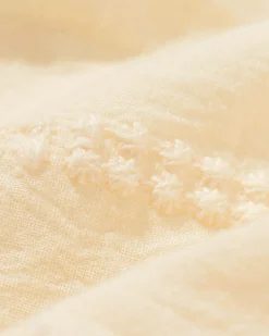 babyjurk A-lijn broderie ecru
