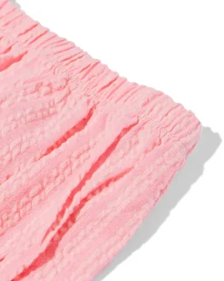 babykledingset A-lijn seersucker strepen roze