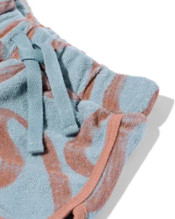 babykledingset badstof abstract blauw