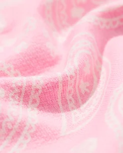 babykledingset comfy fit sweatstof paisley roze