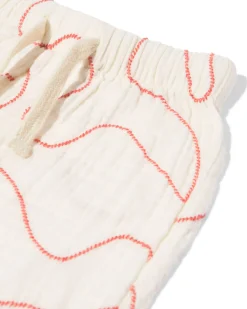 babykledingset mousseline swirl ecru