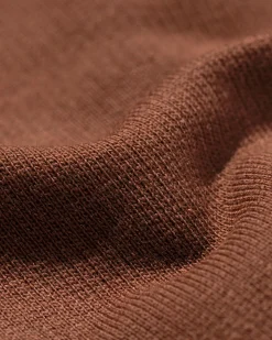 babykledingset sweatstof bruin