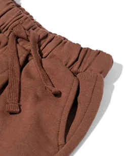 babykledingset sweatstof bruin
