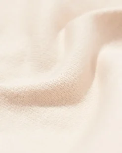 babykledingset sweatstof bloemen ecru