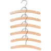 babykleerhangertjes hout - 6 stuks