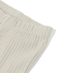 babyleggings flared fit rib kant hartjes - 2 stuks lichtgroen