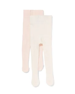 babymaillots rib - 2 stuks lichtroze