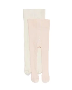 babymaillots rib - 2 stuks lichtroze