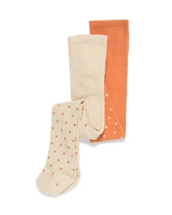 babymaillots stippen - 2 stuks middenbruin