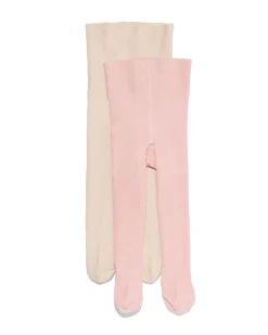 babymaillots structuur - 2 stuks oudroze