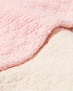 babymaillots structuur - 2 stuks oudroze