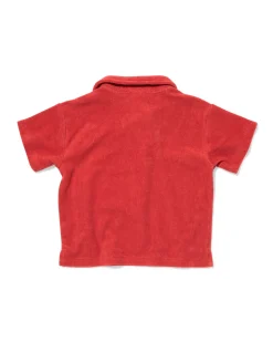 babypolo badstof rood